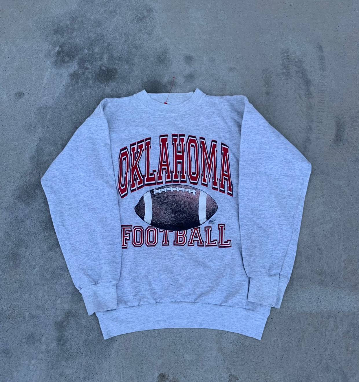 Collegiate Vintage Vintage 90s Oklahoma Football TokoPyramid